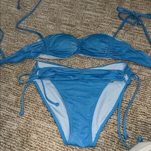 Victoria's Secret Shimmering Blue Bikini